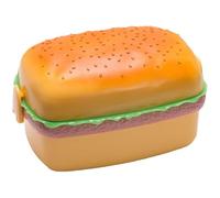 Tsffae Bento Box per Bambini Cartoon Hamburger Lunch Box Simpatico Bento Box per Hamburger Mini Lunch Box Set di stoviglie per contenitori per Alimenti per la Scuola dei Bambini