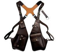 Tsffae Borsa con Fondina a Spalla Borsa a Tracolla Antifurto sotto Le Ascelle Borsa con Imbracatura a Spalla Borsa con Tracolla in Pelle retrò di Sicurezza Borsa a Doppia Tracolla per Esterni