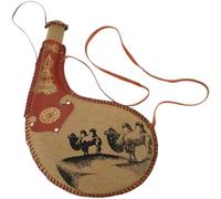 Tsffae Borsa per Bottiglie Bota Bag, Compatta E Leggera, per Trasportare Vino, Otri, Acqua, Escursioni, Cosplay, Eventi, Campeggio