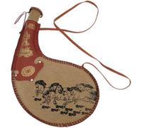 Tsffae Borsa per Bottiglie Bota Bag, Compatta E Leggera, per Trasportare Vino, Otri, Acqua, Escursioni, Cosplay, Eventi, Campeggio