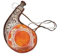 Tsffae Borsa per Bottiglie Bota Bag, Compatta E Leggera, per Trasportare Vino, Otri, Acqua, Escursioni, Cosplay, Eventi, Campeggio