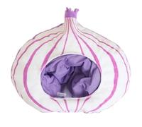 Tsffae Cappello Festa Divertente con Cipolla Imbottita, Copricapo Cosplay, Accessorio Carino per Costume di Verdure per Compleanno