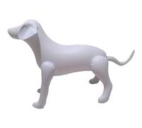 Tsffae Modello di Abbigliamento per Animali Domestici Manichino Gonfiabile Modello di Abbigliamento per Animali Domestici Display Prop Costumi Animali Espositore Modelli in Piedi per Cani Esposizione