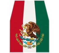 Tsffae Tovaglie Tavola in Lino per Festa Messicana del Giorno dei Morti, Tovaglie con Bandiera Messicana, Tovaglie Tavola in Stile Rustico, Decorazioni per Tavola della Festa di Halloween in Sala