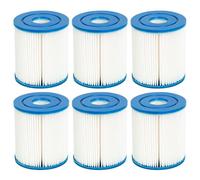 Tsffsy Filtro di Ricambio Filtro Piscina Compatibile con Pompa Filtro per Best-Way58381, Pezzi Filtro (6 pezzi)