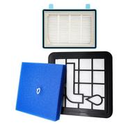 Tsffsy Kit filtro di sostituzione 2 parti per Philips Power Pro Compact FC9331/09 FC9332/09 FC8010/01 Set di filtri in schiuma motore lavabile