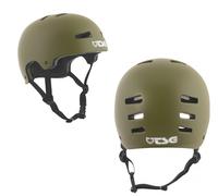 TSG Evolution Bicicletta Pattini Scooter Stunt BMX Dirt Casco Verde Oliva S/M (