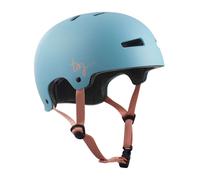 TSG Evolution Wmn Donne Casco BMX Pattini A Solid Colore Raso Porcellana Blu