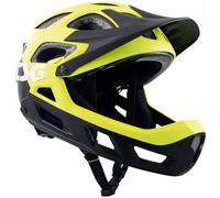 TSG Kids Downhill Casco MTB S R Graphic Design - Flow Black-Yellow