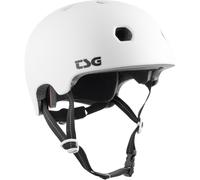 TSG Meta Casco Solid Stunt-Scooter Skate Dirt Inliner Bike Bianco S/M (54-56 Cm)