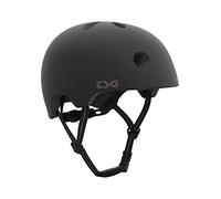 TSG Meta Solid Color mezzo guscio Casco, Unisex, Meta Solid Color, Satin nero, S/M