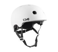 TSG Meta Solid Colore Stunt Scooter Trick Motorino Bici Pattini BMX Casco Bianco