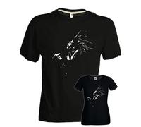 Tshirt BOB MARLEY reggae legend rasta king ska grafica cotone nera uomo donna