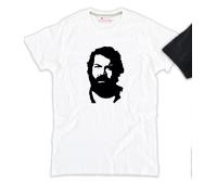 Tshirt BUD SPENCER bianca nera cotone uomo e bambino banana joe papà e figlio