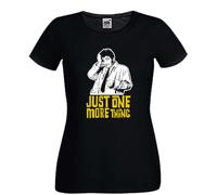 Tshirt Columbo tenente Colombo telefilm nera cotone uomo e donna Just one more