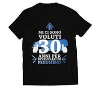 Tshirt Compleanno 30 Anni Uomo Fenomeno Mi Ci Sono Voluti 30 Anni Fenomeno - Idea Regalo Maglietta Divertente Manica Corta Nera Taglia M