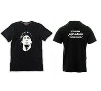 Tshirt Diego Armando MARADONA nera napoli su stampa schiena si yo fuera maradona