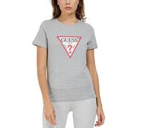 GUESS Maglietta grigio / rosso acceso / nero / bianco, Taglia S