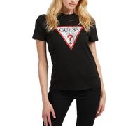 tshirt donna maniche corte GUESS classic fit logo tshirt manica corta Jet 346155