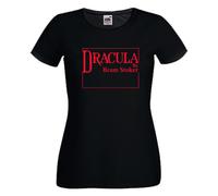 Tshirt Dracula by Bram Stoker copertina libro uomo o donna cotone nera poetcore