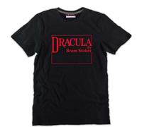 Tshirt Dracula by Bram Stoker copertina libro uomo o donna cotone nera poetcore