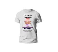Tshirt Fantozzi I Colori di Ugo - Tordo Intero - Blu Tenebra - Tshirt Divertente Uomo - Tshirt Idea Regalo - Tshirt Divertenti Regalo - Idea Regalo Divertente