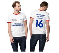 Tshirt Film Cult l'allenatore nel Pallone Maglia Longobarda PERSONALIZZA Nome E Numero - Cult Anni 80 Anni 90