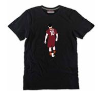 Tshirt Francesco Totti capitano 10 calciatore tifoso Romanista anni 90 2000 nera