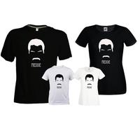 Tshirt FREDDIE MERCURY rock nera bianca donna uomo 100 % cotone anni 80 90