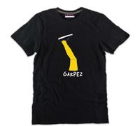 Tshirt GARPEZ 3 uomini e una gamba film nera 100% cotone Aldo Giovanni e Giacomo