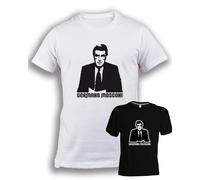 Tshirt Germano Mosconi bianca nera cotone idea regalo simpatica veneto blasfemo