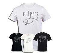 Tshirt Kurt Cobain Flipper Grunge rock cotone bianca nera uomo donna punk replic