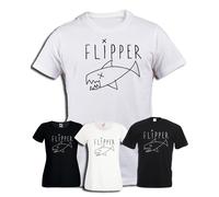 Tshirt Kurt Cobain Flipper Grunge rock cotone bianca nera uomo donna punk replic