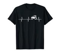 Tshirt Landwirt Bauer Traktor Battito cardiaco per bambini Maglietta