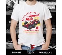 TSHIRT MAGLIETTA FORMULA1 WORLD CHAMPION GRAND PRIX CAR RACE AUTOMOBILI FAST