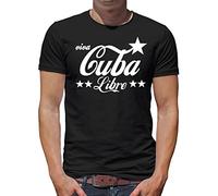 TShirt-People Cuba Libre - Maglietta da uomo Nero M