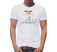 TShirt-People We Are The Champions - Maglietta da uomo, bianco, M