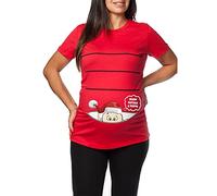 Tshirt Premaman Divertente Bimbo Che esce dalla Zip Idea Regalo Buon Natale a Tutti Stampa Divertente by tshirteria