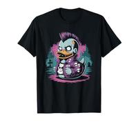 Tshirt Punk Da Uomo Duck Rock Ducker Anarchy Punker Maglietta