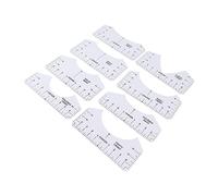 Tshirt Ruler, Maglietta Guida Al Sovrano per Calore Pressa Maglietta Rigno 8PCS PVC Centro di Allineamento Strumento di Allineamento per Negozi Abbigliamento e Studi Design 'Abbigliamento