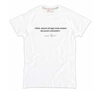 Tshirt Silvio Berlusconi frase siete Poveri Comunisti firma bianca o nera cotone