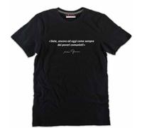 Tshirt Silvio Berlusconi frase siete Poveri Comunisti firma bianca o nera cotone