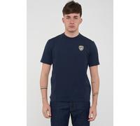 TSHIRT uomo BLAUER FAXON USA 25SBLUH02194 BLU LOGO GOMMATO 2025 t-shirt NEW