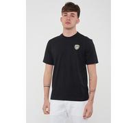 TSHIRT uomo BLAUER FAXON USA 25SBLUH02194 NERA LOGO GOMMATO 2025 t-shirt NEW