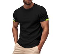Tshirt Uomo Firmate Oversize Girocollo Comode Basic Tee Manica Corta Firmate Leggero Estive Magliette Uomo Bianca Cotone Morbide Top Taglia Forti Divertenti Spiaggia Slim Fit Maglietta Sportiva