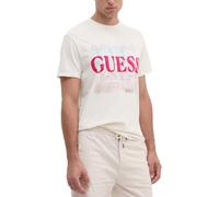 tshirt uomo GUESS basic logo tshirt PEARL WHITE MULTI S scelta=P PEARL WHITE MU