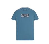 Guess Maglietta Eco a Maniche Corte da Uomo, Petrolio, L