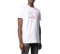 tshirt uomo maniche corte DIESEL t-diegor t-shirt a maniche corte WHITE B 419758