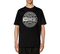 tshirt uomo maniche corte DIESEL t-just t-shirt a maniche corte BLACK NER 419790