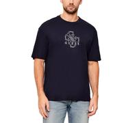 tshirt uomo maniche corte GUESS basic tshirt manica corta SMARTBLUE BLU 404328